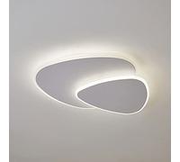 KBkiloyn Plafoniera da Soffitto Nordica con Paralume in Acrilico Lampada da Soffitto A LED da 58W Lampada da Soffitto Senza Sfarfallio Lampade da Soffitto UltraSottili Bianche Balcone Camera da Letto