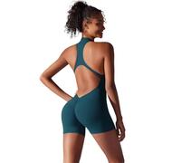KBLDOPN Tute da yoga senza cuciture, sportive, fitness, color carne, in un unico pezzo, for l'allenamento da donna(Blue 1,S)