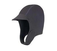 KBLDOPN Unisex con Visiera, Cappuccio Elastico for Immersioni, for Surf, all'aperto, in Riva al Mare, Casco, Costume da Bagno, Cuffie da Nuoto, Protezione for Le Orecchie, Cappello da Piscina(Black)