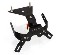 KBNGCAQ Compatibile con Aprilia per RSV4 per Factory 2009 2010 2011 2012 2013 2014 Portatarga Tail Tidy Accessori per Moto Targa Staffa Regolabile(with Logo)