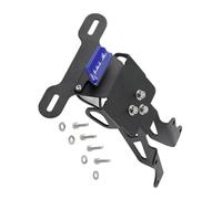 KBNGCAQ Compatibile con per Tracer9/GT 2021 2022 2023 2024 Motocicletta Regolabile con Indicatore di Direzione, Supporto per Targa Targa Staffa Regolabile(Holder Blue)
