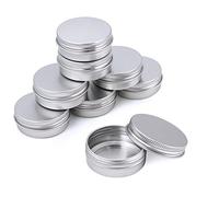 KBNIAN 30 Pz Lattine di Alluminio 30ML Scatolette Contenitori Vuoti per Cosmetici Barattoli Metallo con Coperchio per Spezie, Dolci, Tè o Pillole