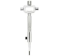 KBNIAN Chiave di architetto in metallo Chiave Universale 6 in 1Chiave di Architetto 6/7 / 8mm Chiave da Costruzione, Chiave Multifunzione con Scala