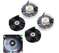 KBNIAN Kit di 2 ingranaggi base + 2 lame in gomma, parti di ricambio per frullatore, accessori per miscelatori, accessori durevoli, compatibili con spremiagrumi Magic Bullet da 250 W