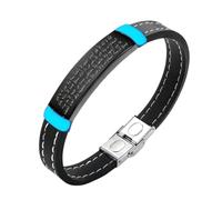 KBNSUIAN Braccialetto in silicone con frase del Corano che si illumina al buio, braccialetto in silicone Ayatul Kursi, braccialetto per preghiera musulmana, promemoria quotidiano islamico per