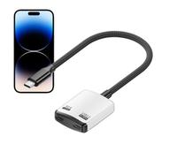 Kbnuetyg Type C Adapter per Giochi - Strumento Plug-and-Play con Risoluzione 8K - Adattatore Giochi in Video/Audio - per Soggiorno Camera Da Dormitorio Casa Appartamento Giovani Amici Adulti