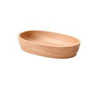 Kbnuetyg Vassoio in legno a forma di barca, vintage, rustico, in legno massiccio, a forma di barca con finitura liscia lucida | per panini, salse, caramelle, pasti, frutta, frutti di