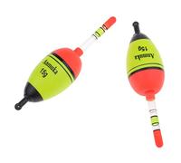 KBOLAE 2pcs Luminoso Pesca Galleggiante Verticale Roccia Boa Bobber Plastica 15g