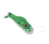KBOLAE 55-150 cm Vari Giapponese Windsock Carpa Bandiera Koi Nobori Sailfish 70cm Verde