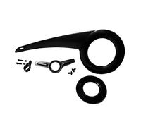 KBOLAE Accessori di protezione per catena della bici, facili da installare, 32T-38T, per bicicletta, set completo nero