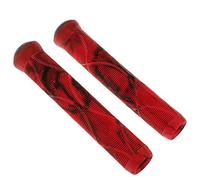 KBOLAE Bike Grips MTB BMX antiscivolo Ciclismo Manubrio Lock on Grip 1Pair rosso-nero