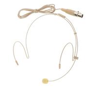 KBOLAE Cuffia professionale con gancio per orecchie e microfono, colore della pelle, 4 pin, beige