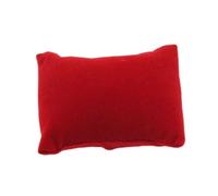 KBOLAE Cuscino in velluto per braccialetti, gioielli, cuscini, orologi, ampia applicazione, multiuso, espositore per bracciali, per la camera da letto, rosso