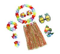 KBOLAE Gonna in erba hawaiana puntelli donne gonne lunghe vestirsi decorazione abito da ballo moda costume puntello abbigliamento accessorio stile 3
