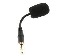 KBOLAE Microfono stereo mini USB da 3,5 mm, 3,5 mm, testa dritta a 4 poli