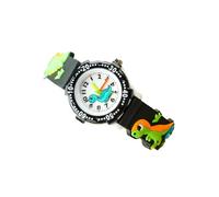 KBOLAE Orologio da polso per bambini, impermeabile, con dinosauro, ornamento da polso, accessorio alla moda, dispositivo di lettura del tempo, nero, Nero , Black