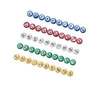 KBOLAE Palla da bingo, durevole, universale, per feste notturne, giochi di grandi gruppi da 1 a 50