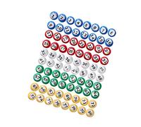 KBOLAE Palla da bingo, durevole, universale, per feste notturne, giochi di grandi gruppi da 1 a 80