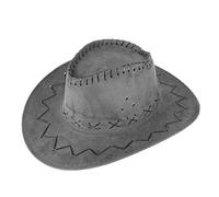 KBOPLEMQ Cappello da cowboy, cappello western, accessorio per costume da uomo, cappello da cowboy, vintage, per feste, da viaggio, colore marrone, per carnevale, Halloween, feste a tema