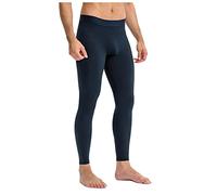 KBOPLEMQ Collant da uomo e leggings da uomo, ad asciugatura rapida, comodi e caldi, opachi, per corsa, senza cuciture, termici invernali, Blu marino, S