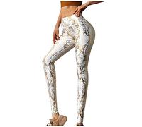 KBOPLEMQ Leggings sportivi da donna, a vita alta, con push up, con controllo della pancia, lunghi leggings sportivi da donna, a vita alta, per palestra, leggings sportivi da donna, a vita alta, O