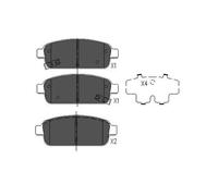 KBP-1013 KAVO PARTS Kit pastiglie freno, Freno a disco per CHEVROLET,OPEL,VAUXHA