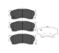KBP-4002 KAVO PARTS Kit pastiglie freno, Freno a disco per KIA