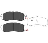 KBP-5533 KAVO PARTS Kit pastiglie freno, Freno a disco per MITSUBISHI