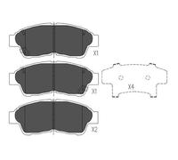 KBP-9005 KAVO PARTS Kit pastiglie freno, Freno a disco per TOYOTA