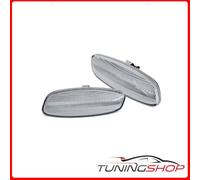 KBPE15 COPPIA FRECCE LATERALI IN THE MIRROR WHITE LED SEQ PEUGEOT 207 308 3008 5