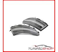 KBRE11 COPPIA FRECCE LATERALI IN THE MIRROR WHITE LED SEQ RENAULT CLIO IV 12-16