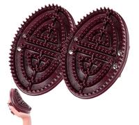 KBRPEY 2 Pezzi Massaggianti per Corpo Meridian Massaggiante Anticellulite in Silicone set di Massaggi per Massaggiare Meridiani Snellente e Modellante del Corpo (Marrone)