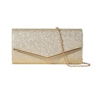 KBRPEY Borsetta da Sera Donna Pochette Elegante con Catena Classica Busta Glitterata Clutch Pochette da Sposa Borsa a Busta per Cocktail Festa Ballo Cerimonia Matrimoni Viaggio