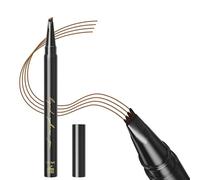 KBRPEY Matita Sopracciglia Liquida Professionale Punta Forcuta Tatuaggio Microblading Effetto 24 Ore Impermeabile Lunga Durata Trucco Naturale