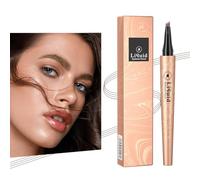 KBRPEY Matita Sopracciglia Liquida Punta Forcuta Definizione Precisa Trucco Professionale Lunga Durata Impermeabile Cosmetico Naturale