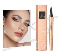 KBRPEY Matita Sopracciglia Liquida Punta Forcuta Definizione Precisa Trucco Professionale Lunga Durata Impermeabile Cosmetico Naturale