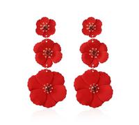 Kbrpey Orecchini A Forma Di Fiore Giallo In Resina Orecchini Pendenti A Tre Strati Orecchini Lunghi Per Donna Accessori Eleganti Per Ogni Occasione Gioielli Da Donna