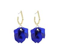KBRPEY Orecchini Geometrici Esagonali Petali Pendenti Metallici Eleganti Gioielli Donna Accessori Decorativi Stile Unico