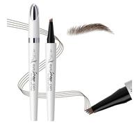 KBRPEY Penna Sopracciglia Liquido Quattro Punte Impermeabile Microblading Automatico Professionale Lunga Durata Naturale