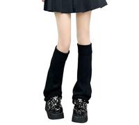 KBRPEY Scaldamuscoli Donna in Maglia, Inverno Scalda Muscoli Gambe, Carino Scaldamuscoli Bambina Leg Warmers - Morbidi, Elastici, Lunghi Scaldagambe per Polpacci