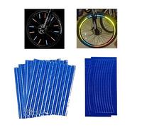 KBRPEY Set Riflettenti Bici Adesivi Raggi Ruota Catarifrangenti Ciclismo Notturno Accessori Sicurezza visibilità