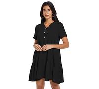 KBRPEY Abito Estivo Donna Vestito a Manica Corta Scollo a V T-Shirt Casual Allentato Vestito da Spiaggia con Tasche Abiti Midi Abitino Copricostume Estivi