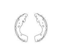 KBS-7402 KAVO PARTS Kit ganasce freno per NISSAN,RENAULT