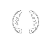 KBS-8908 KAVO PARTS Kit ganasce freno per CHEVROLET,SUZUKI