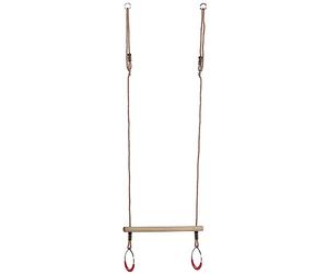 KBT Trapezio in Legno con Anelli in Metallo