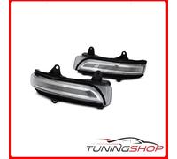 KBTO04 COPPIA FRECCE LATERALI IN THE MIRROR WHITE LED SEQ TOYOTA LAN CRUISER 150
