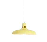 KBUUKYYXouy Lampada a sospensione a soffitto semplice e colorata, illuminazione a moderna in metallo minimalista, lampada a in alluminio for fattoria, lampadario for lavello dell'isola(Yellow,12.5in)