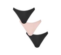 KBX Slip a perizoma in microfibra Knickerbox 3 Confezione 42 Nero