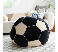 KBZSlyn Soccer Bean Bag (No Fillers) Bean Bags Cover Football Bean Bags Gaming Chair Indoor Organizing Plush Toys For Girls And Boys Unpadded Seat Cushion Cover(90cm)