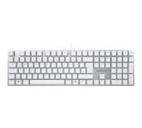 KC 200 MX tastiera Universale USB QWERTZ Tedesco Argento, Bianco bianco/Argento, Full-size (100%), Cablato, USB, Interruttore a chiave meccanica, QWERTZ, Argento, Bianco